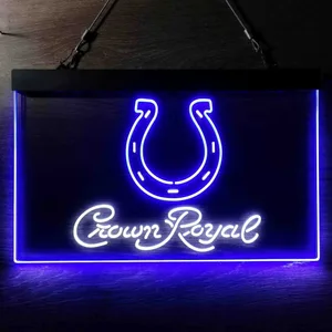 Indianapolis Colts Crown Royal Neon-Like LED Sign