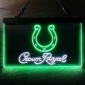 Indianapolis Colts Crown Royal Neon-Like LED Sign