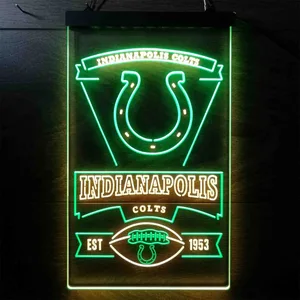 Indianapolis Colts EST 1953 Neon-Like LED Sign