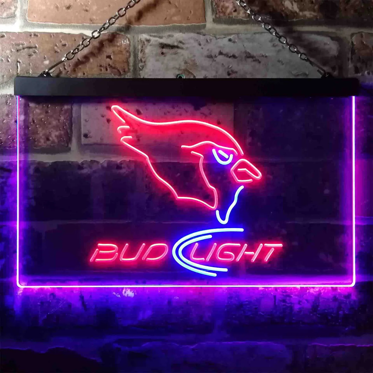 Iowa State Cyclones Bud Light Neon-Like LED Sign