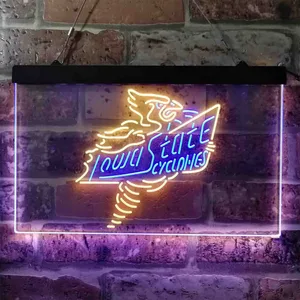 Iowa State Cyclones Logo Neon-Like LED Sign