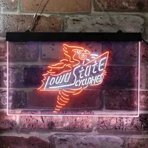 Iowa State Cyclones Logo Neon-Like LED Sign
