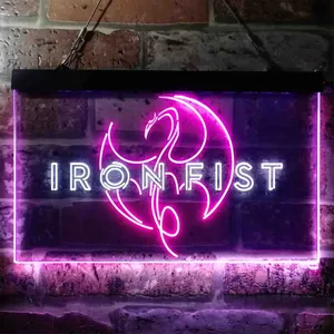 Iron Fist Dragon Neon-Like LED Sign