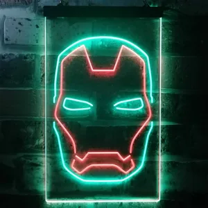 Iron Man Face Neon-Like LED Sign
