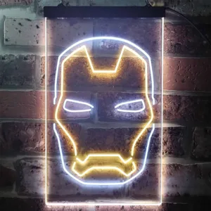 Iron Man Face Neon-Like LED Sign