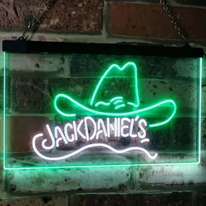 Jack Daniel's Cowboy Hat Neon-Like LED Sign