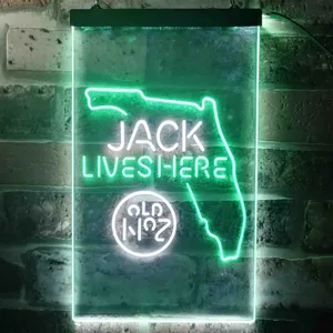 Jack Daniel's Jack Lives Here - Florida Neon-Like LED Sign
