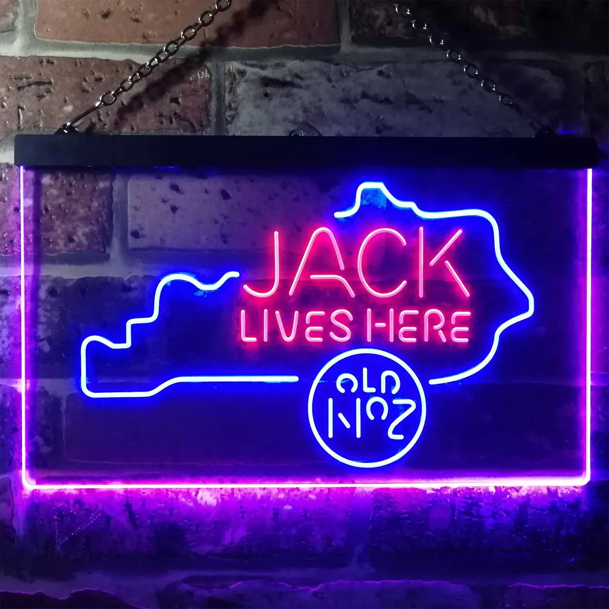 Jack Daniel's Jack Lives Here - Kentucky Neon-Like LED Sign