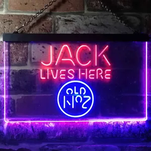 Jack Daniel's Jack Lives Here Neon-Like LED Sign