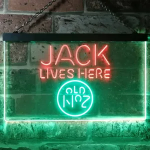 Jack Daniel's Jack Lives Here Neon-Like LED Sign