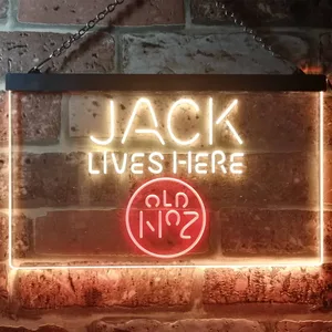 Jack Daniel's Jack Lives Here Neon-Like LED Sign
