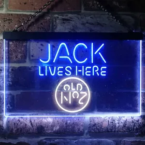 Jack Daniel's Jack Lives Here Neon-Like LED Sign