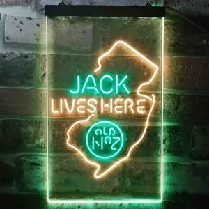 Jack Daniel's Jack Lives Here - New Jersey Neon-Like LED Sign