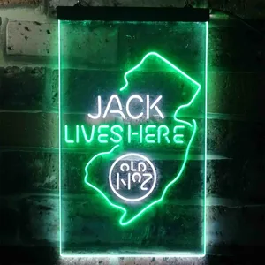 Jack Daniel's Jack Lives Here - New Jersey Neon-Like LED Sign