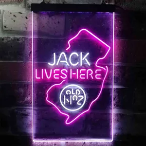 Jack Daniel's Jack Lives Here - New Jersey Neon-Like LED Sign