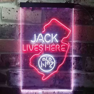 Jack Daniel's Jack Lives Here - New Jersey Neon-Like LED Sign