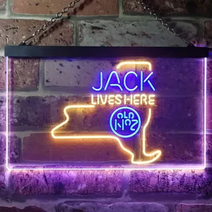 Jack Daniel's Jack Lives Here - New York Neon-Like LED Sign
