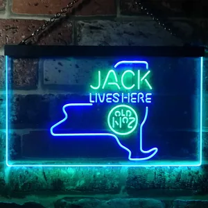 Jack Daniel's Jack Lives Here - New York Neon-Like LED Sign