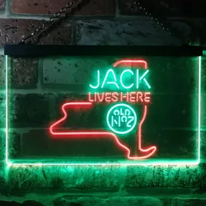 Jack Daniel's Jack Lives Here - New York Neon-Like LED Sign