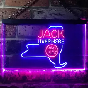 Jack Daniel's Jack Lives Here - New York Neon-Like LED Sign