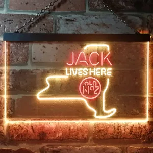 Jack Daniel's Jack Lives Here - New York Neon-Like LED Sign