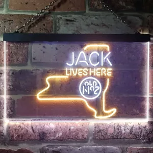 Jack Daniel's Jack Lives Here - New York Neon-Like LED Sign