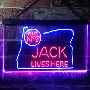 Jack Daniel's Jack Lives Here - Oregon Neon-Like LED Sign