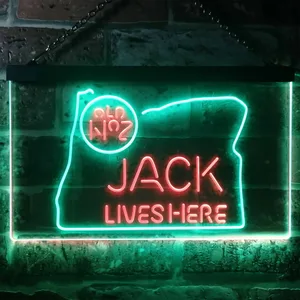 Jack Daniel's Jack Lives Here - Oregon Neon-Like LED Sign