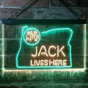 Jack Daniel's Jack Lives Here - Oregon Neon-Like LED Sign
