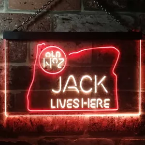 Jack Daniel's Jack Lives Here - Oregon Neon-Like LED Sign