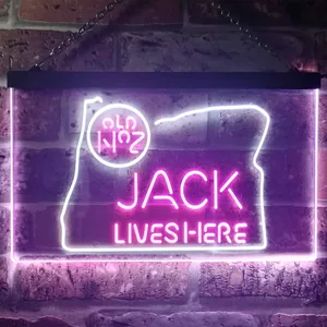 Jack Daniel's Jack Lives Here - Oregon Neon-Like LED Sign