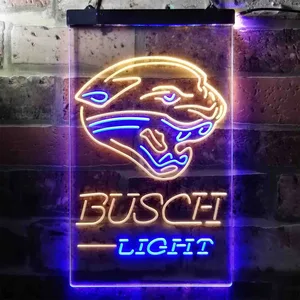Jacksonville Jaguars Busch Light Neon-Like LED Sign