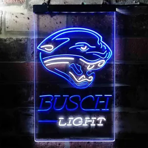 Jacksonville Jaguars Busch Light Neon-Like LED Sign