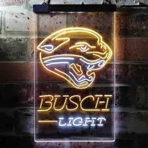 Jacksonville Jaguars Busch Light Neon-Like LED Sign