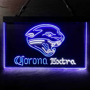 Jacksonville Jaguars Corona Extra Neon-Like LED Sign