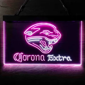 Jacksonville Jaguars Corona Extra Neon-Like LED Sign