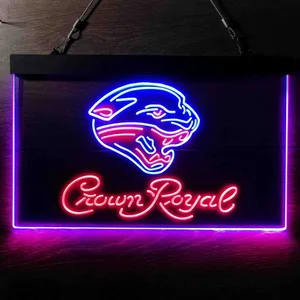 Jacksonville Jaguars Crown Royal Neon-Like LED Sign