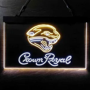 Jacksonville Jaguars Crown Royal Neon-Like LED Sign