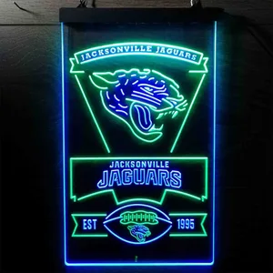 Jacksonville Jaguars EST 1955 Neon-Like LED Sign