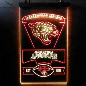 Jacksonville Jaguars EST 1955 Neon-Like LED Sign