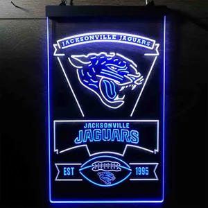 Jacksonville Jaguars EST 1955 Neon-Like LED Sign