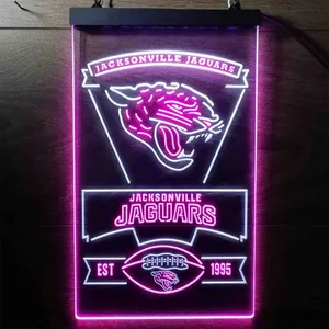Jacksonville Jaguars EST 1955 Neon-Like LED Sign