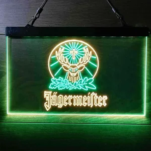 Jagermeister Logo Neon-Like LED Sign