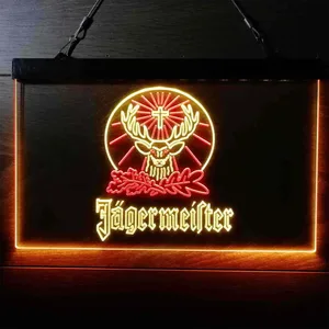 Jagermeister Logo Neon-Like LED Sign