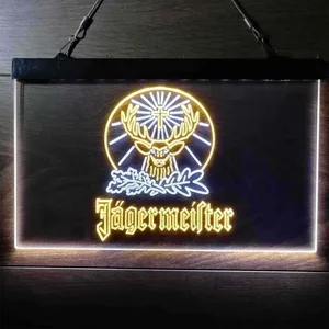 Jagermeister Logo Neon-Like LED Sign