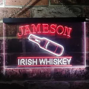 Jameson Irish Whiskey - Bottle Neon-Like LED Sign