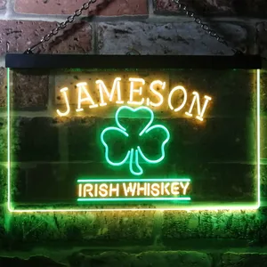 Jameson Irish Whiskey Leaf 1 Neon-Like LED Sign