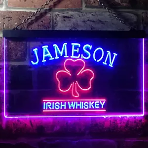 Jameson Irish Whiskey Leaf 1 Neon-Like LED Sign
