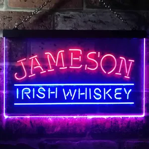 Jameson Irish Whiskey Logo 1 Neon-Like LED Sign