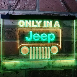 Jeep Only in A Jeep 1 Neon-Like LED Sign